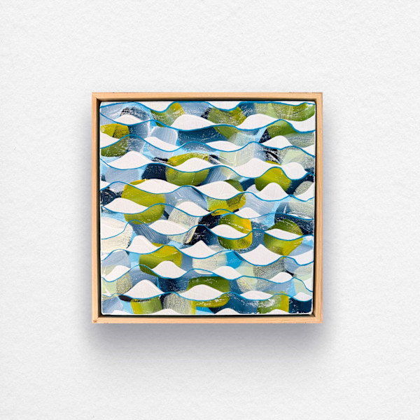 Rippling Waves, 12x12, Framed by Elizabeth Paris, Image 1.