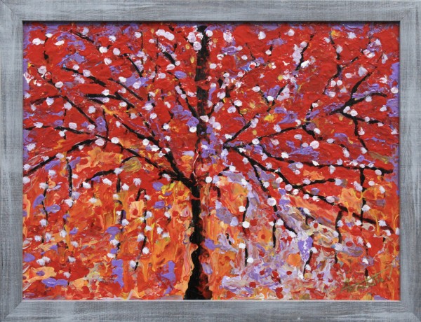 Autumnal  fire by Annabelle Volpi