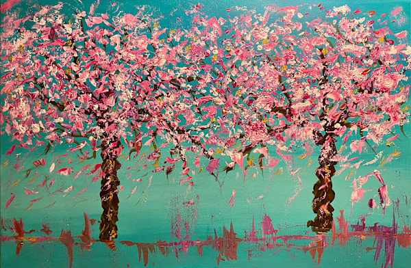 Blossoms in allegria (joy) by Annabelle Volpi