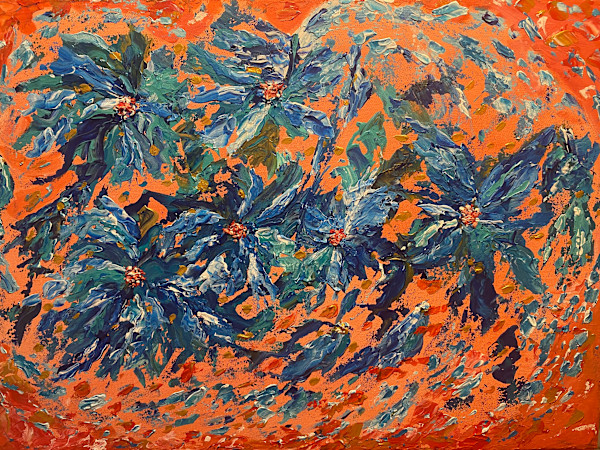 Wild sea flowers by Annabelle Volpi