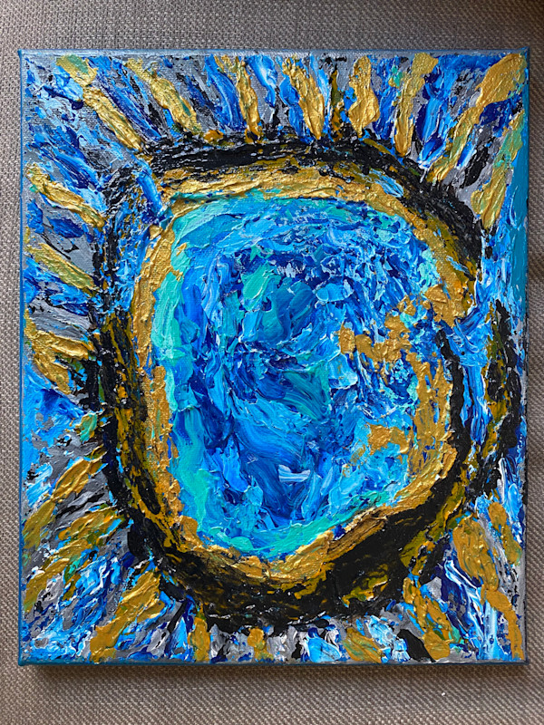 Infinity in blue by Annabelle Volpi