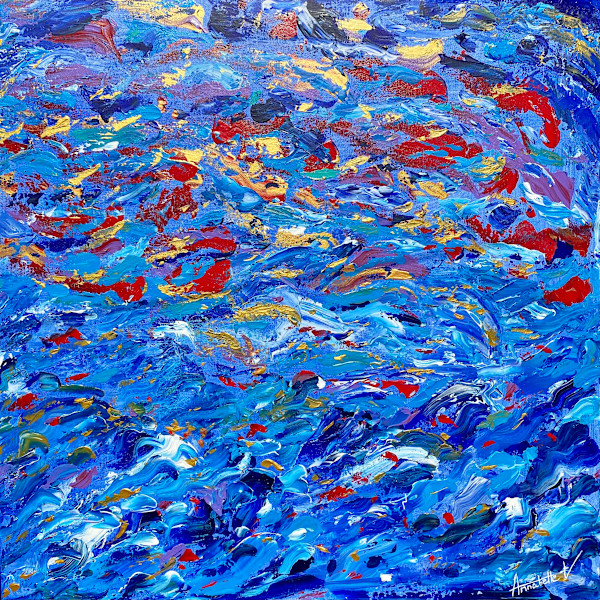 The deep blue by Annabelle Volpi