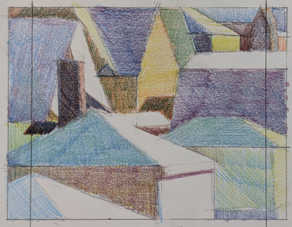 Red Wing Houses by Amanda Hanlon