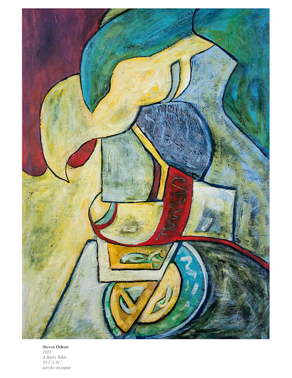 A BIRD'S TABLE by Steven Oshatz