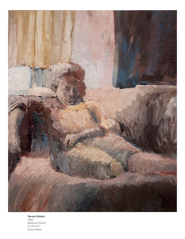 BARBARA ON COUCH by Steven Oshatz
