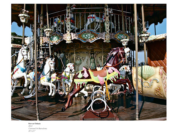 CAROUSEL IN BARCELONA by Steven Oshatz