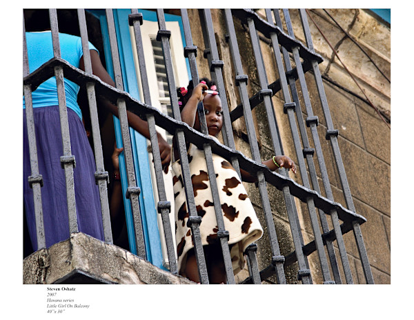 LITTLE GIRL ON BALCONY by Steven Oshatz