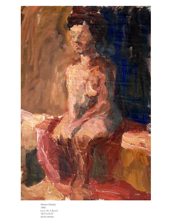 LUCY ON A BENCH by Steven Oshatz