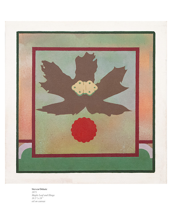 MAPLE LEAF AND HINGE by Steven Oshatz