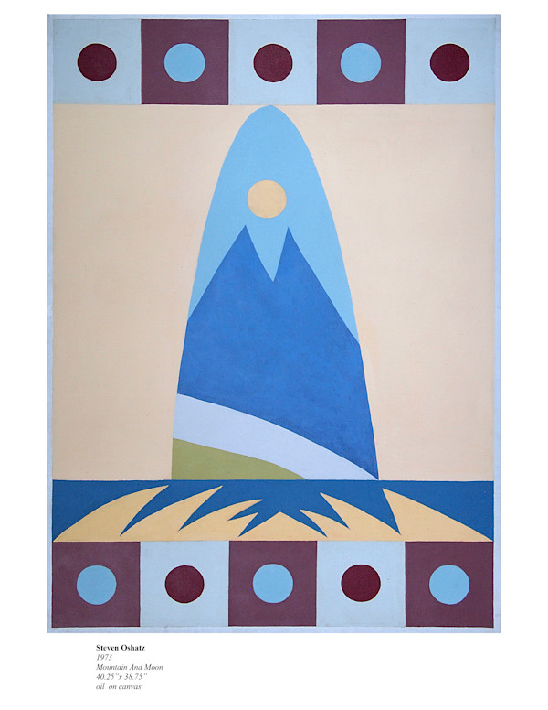 MOUNTAIN AND MOON by Steven Oshatz