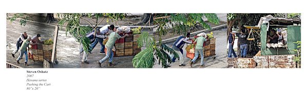 PUSHING THE CART by Steven Oshatz