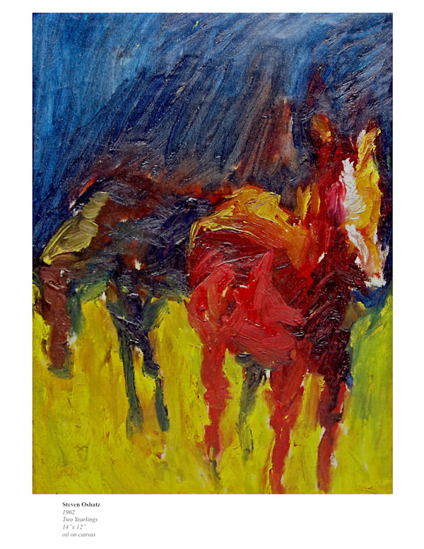 TWO YEARLINGS by Steven Oshatz