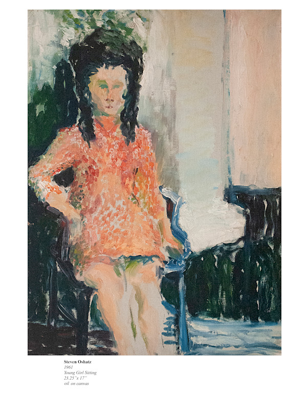 YOUNG GIRL SITTING by Steven Oshatz