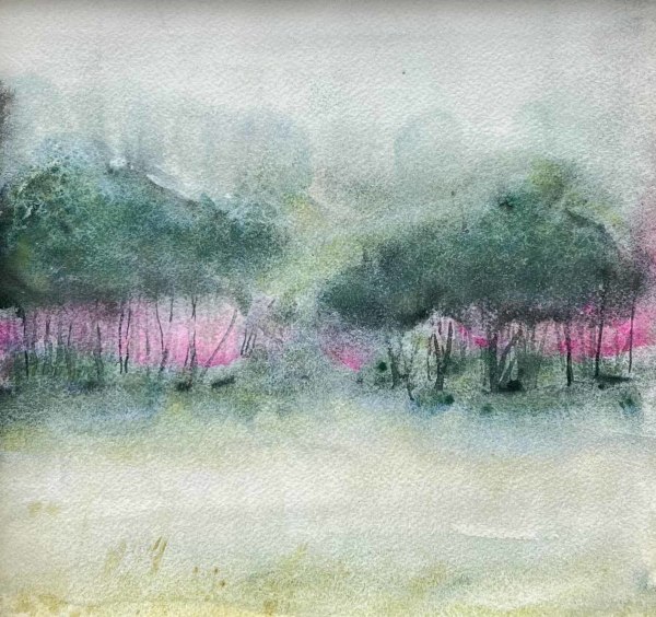 Blue Tree Grove by Mary Mastren-Williams