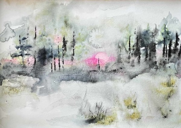 Pink Sunrise by Mary Mastren-Williams
