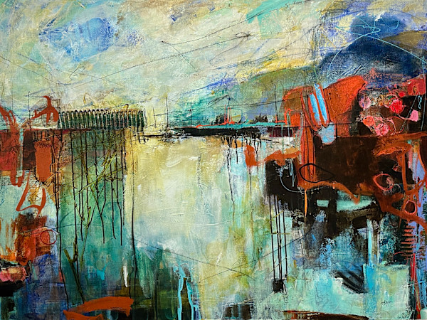 Teal Red by Nancy Lassen