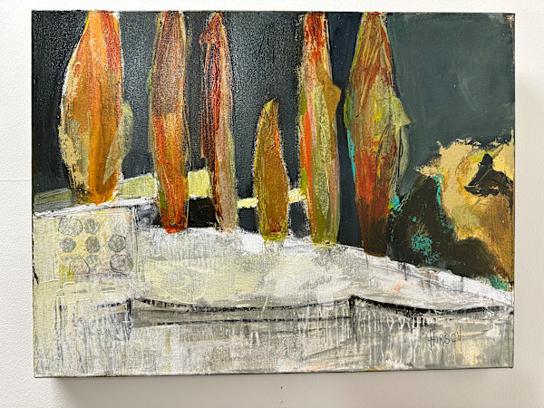 Taos Winter Night by Nancy Lassen