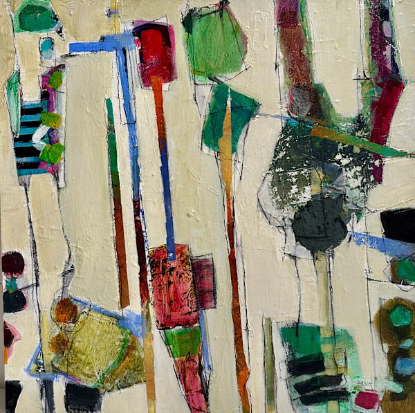 Shards on White by Nancy Lassen