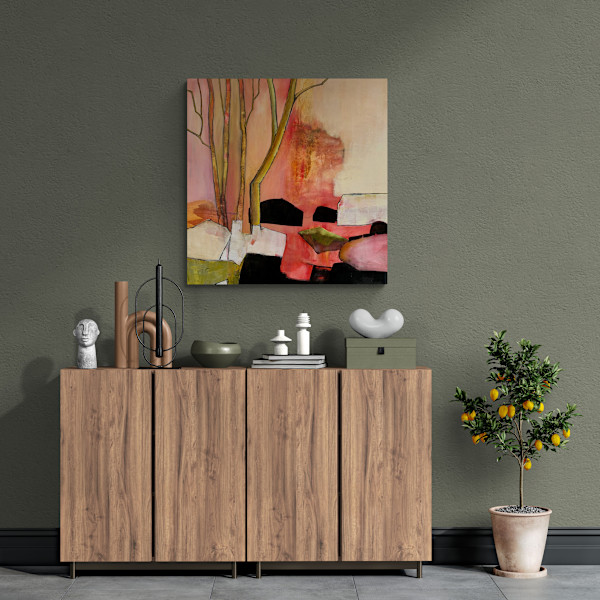 Peach Landscape ******* by Nancy Lassen