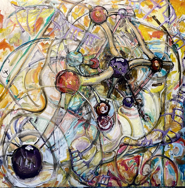 Sketch for Manganese cluster by Andrew Brown