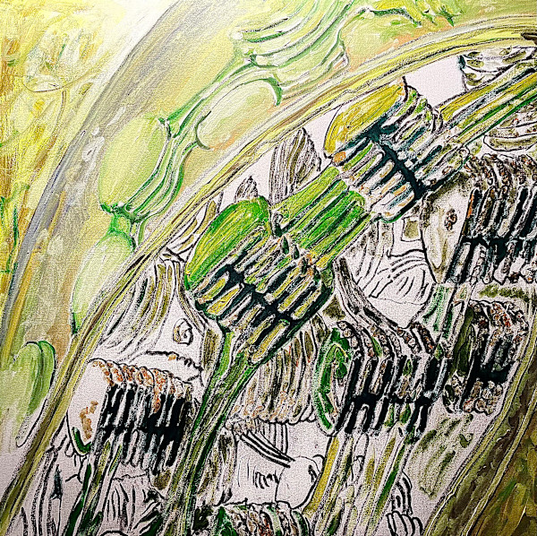 Sketch for Thylakoid stacks by Andrew Brown