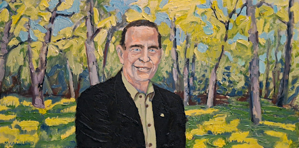 Mike With at Crystal Springs Scientific and Natural Area by Mark Granlund