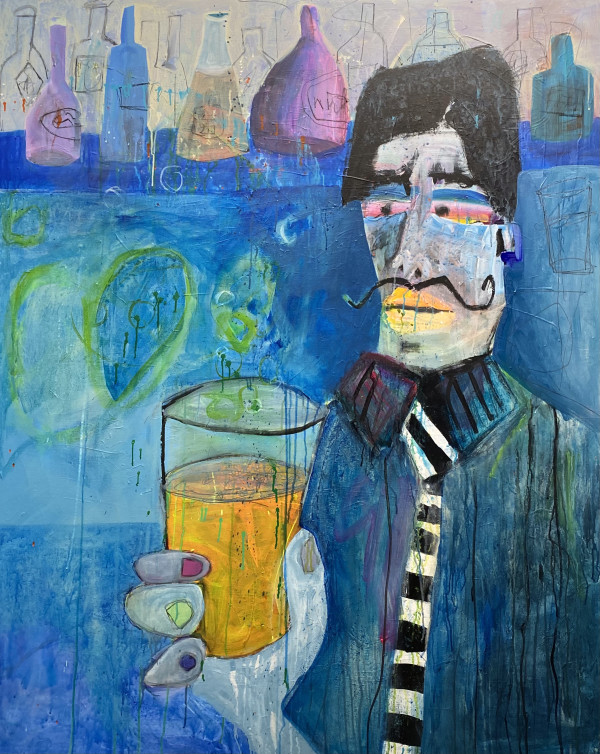 Barcelona Bartender by Robin Walker