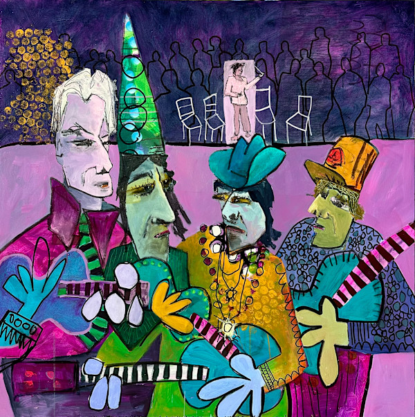 Preschool Dad's Ukulele Band by Robin Walker