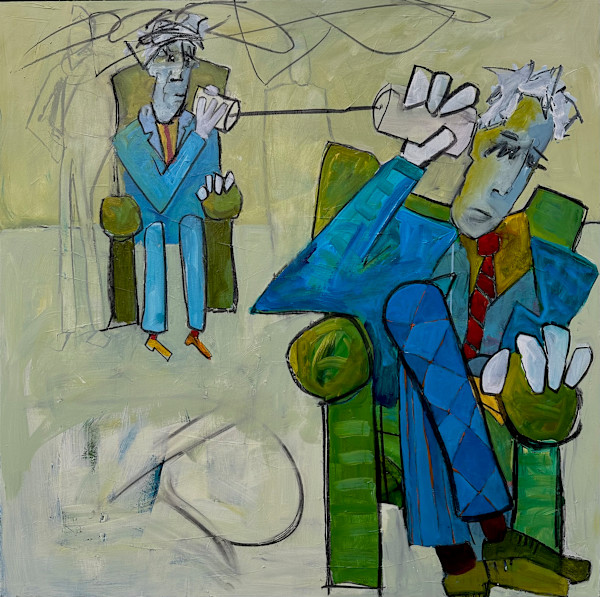Therapist Listening to Himself by Robin Walker, Image 1.