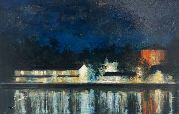 Pittsford's Coal Tower on A Summer Evening by Scott Nost