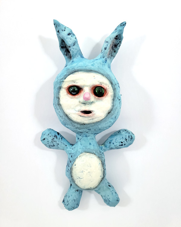 Bluebell the Wall Bunny by ocasiocasa