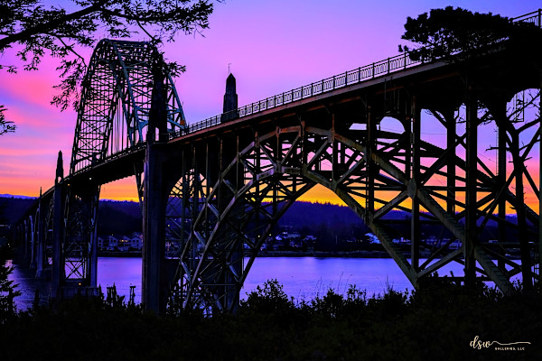 Bridge of Dreams 12" x 18" in metal and glass frame, exclusive edition by Jeremy Likness