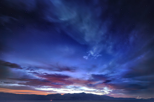 Desert Dusk 24" x 16" metal by Jeremy Likness, Image 1.