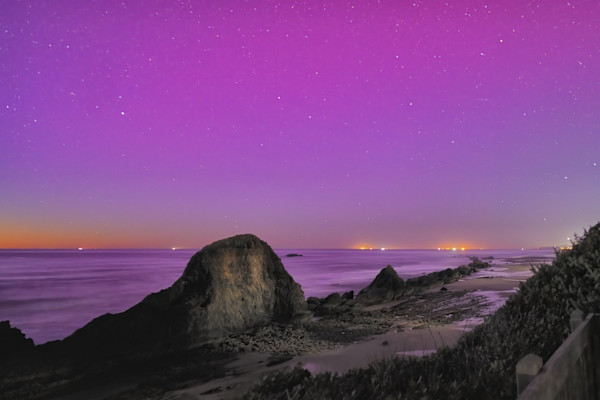 Night Royale 24" x 16" Metal (White Gloss) Original Print by Jeremy Likness