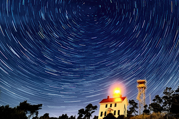 Yaquina Bay Star Trails by Jeremy Likness, Image 1.