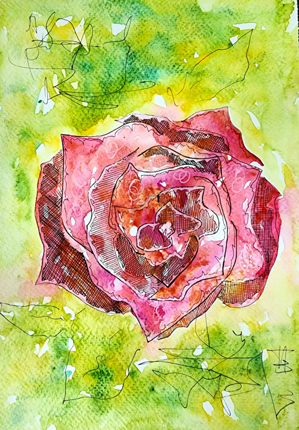 Rose 4 by Elizabeth Ann Huffman, Image 1.
