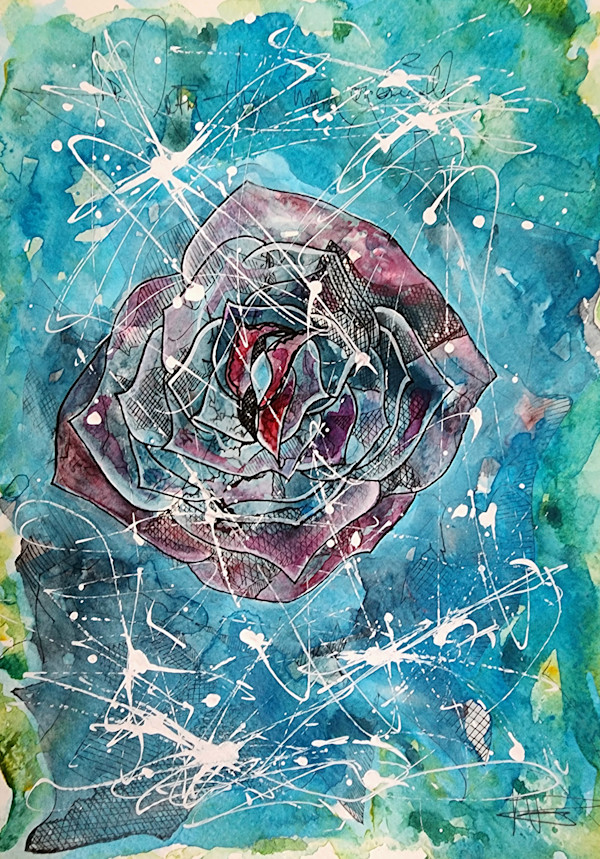 Rose 5 by Elizabeth Ann Huffman, Image 1.