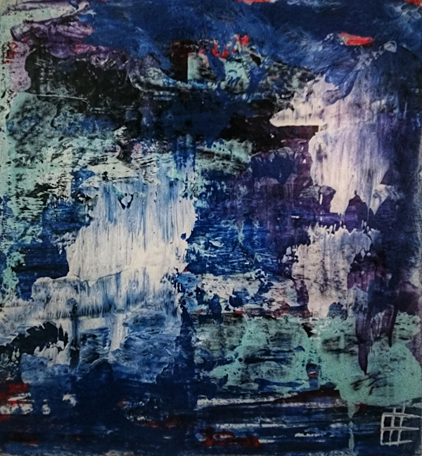 Blue Over Red by Elizabeth Ann Huffman, Image 1.