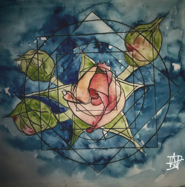 Rose Grid by Elizabeth Ann Huffman, Image 1.