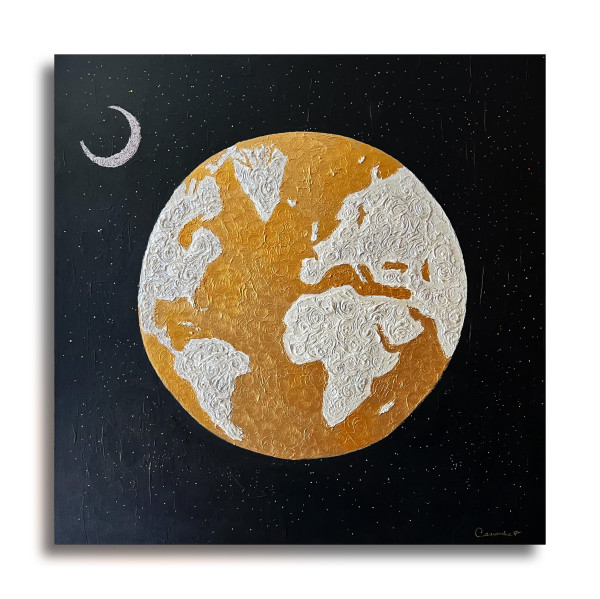 Earthshine by Cat Atom