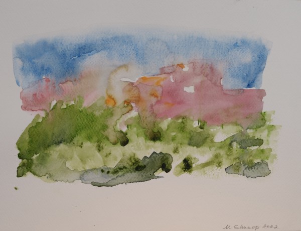 City on a Hill #1 by Marjorie Schwartz