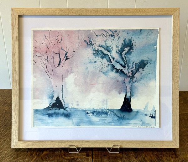 Blushing Pinker into Blue by Marjorie Schwartz