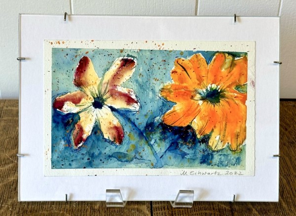 Daylilies by Marjorie Schwartz