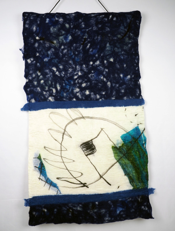 Blue rhythms 1 by Jennifer Angelo