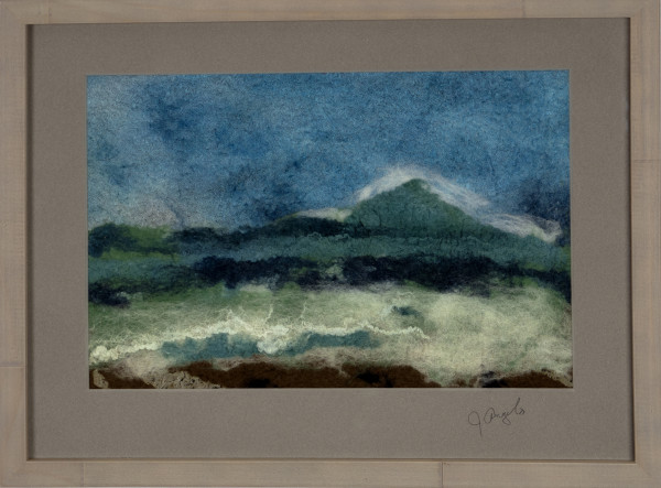 Rangitoto volcano New Zealand by Jennifer Angelo