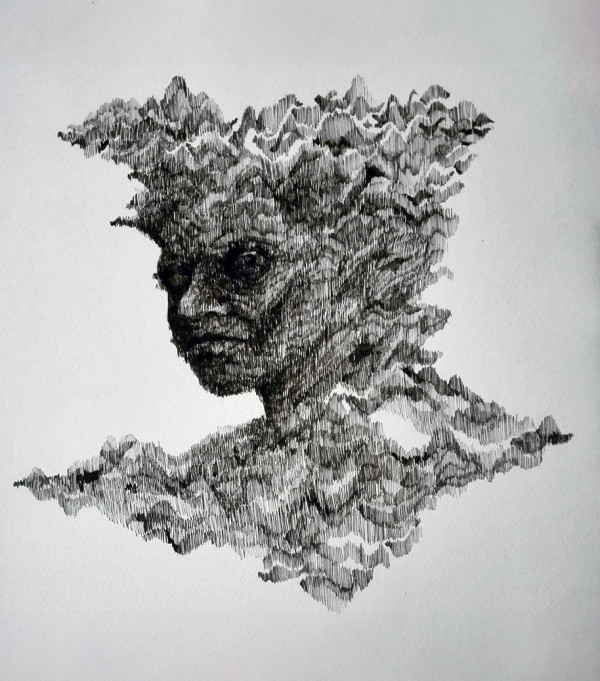 Retrato de un migrante by Rolando Monterrosa