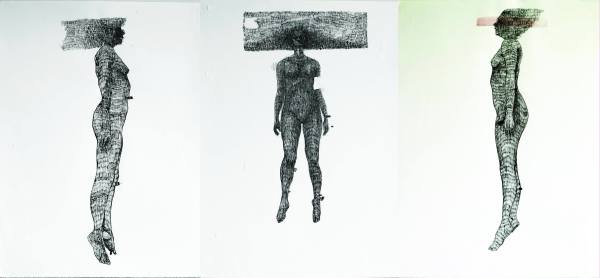 introspección / introspection  ( triptych) by Rolando Monterrosa