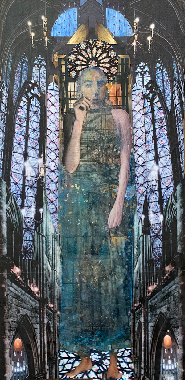 Stained Glass Lady by Gayle Gerson
