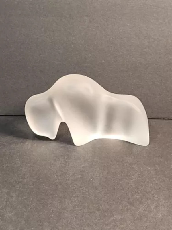 Arnolfo di Cambio Satin Glass Bison by Edoardo Dal Seno