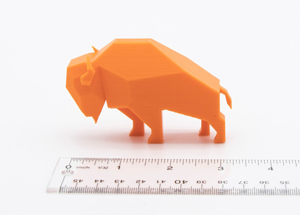 3D Printed Bud (Orange)